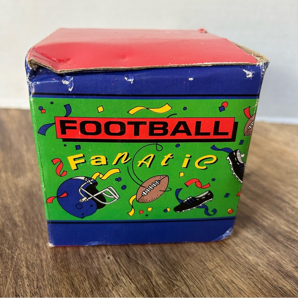 Rare Vintage Kmart Football Fanatic Coffee Mug Matrix Stanley Collection 90s Box - Picture 8 of 9